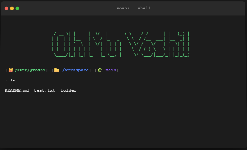 Building your own Shell